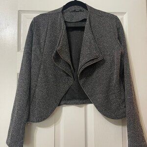 Cropped Black/Grey Jacket